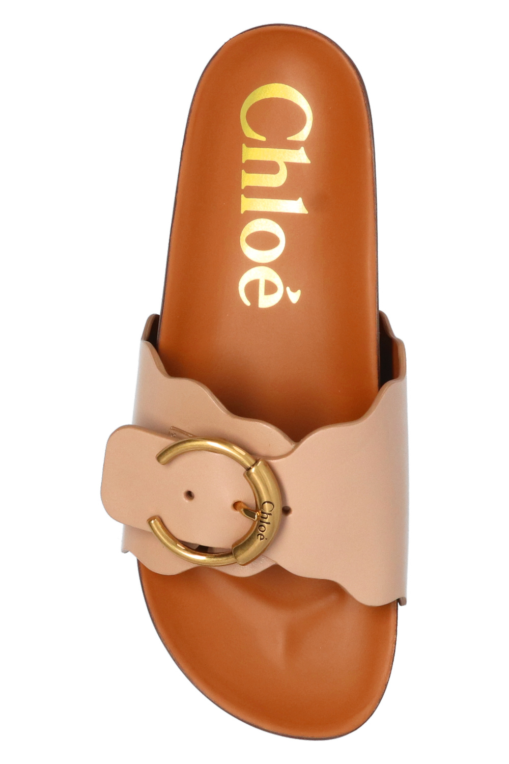 Chloé ‘Lauren’ slides with logo